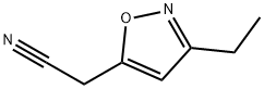 2-(3-乙基异噁唑-5-基)乙腈 结构式