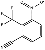 Benzonitrile, 3-nitro-2-(trifluoromethyl)- 结构式