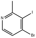 4-溴-3-碘-2-甲基吡啶 结构式