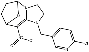 5,8-Epoxy-1H-imidazo[1,2-a]azepine, 1-[(6-chloro-3-pyridinyl)methyl]-2,3,5,6,7,8-hexahydro-9-nitro- 结构式