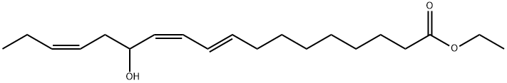 Ethyl 13-hydroxy-α-linolenate 结构式