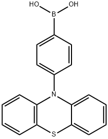 BORONIC ACID, B-[4-(10H-PHENOTHIAZIN-10-YL)PHENYL]- 结构式