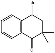 1(2H)-Naphthalenone, 4-bromo-3,4-dihydro-2,2-dimethyl- 结构式