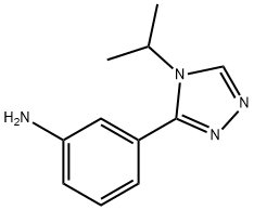 6-(4-异丙基-4H-1,2,4-三唑-3-基)苯-2-胺 结构式
