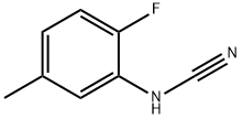 [(2-fluoro-5-methylphenyl)amino]carbonitrile 结构式