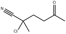 Hexanenitrile, 2-chloro-2-methyl-5-oxo- 结构式