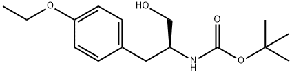 Boc-L-Tyr(Et)-oL 结构式