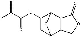 OCTAHYDRO-3-OXO-4,7-EPOXYISOBENZOFURAN-5-YL 2-METHYL-2-PROPENOATE 结构式