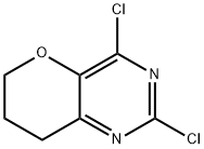 2,4-二氯-7,8-二氢-6H-吡喃并[3,2-D]嘧啶 结构式