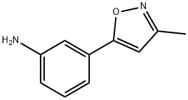 3-(3-甲基异噁唑)苯胺 结构式