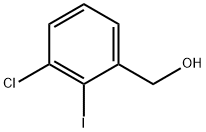 (3-氯-2-碘苯基)甲醇 结构式