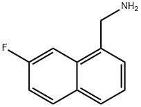 1-Naphthalenemethanamine, 7-fluoro- 结构式