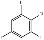 Benzene, 2-chloro-1,3-difluoro-5-iodo- 结构式