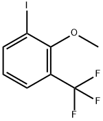 1-碘-2-甲氧基-3-(三氟甲基)苯 结构式