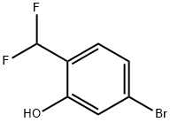 5-溴-2-(二氟甲基)苯酚 结构式