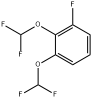Benzene, 1,2-bis(difluoromethoxy)-3-fluoro- 结构式