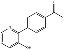 Ethanone, 1-[4-(3-hydroxy-2-pyridinyl)phenyl]- 结构式