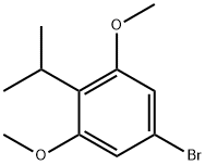 5-溴-2-异丙基-1,3-二甲氧基苯 结构式