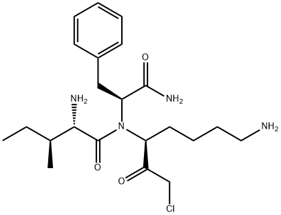 isoleucyl-phenylalanyl-lysine chloromethyl ketone 结构式