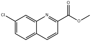 7-氯喹啉-2-羧酸甲酯 结构式