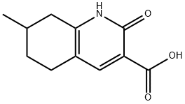3-Quinolinecarboxylic acid, 1,2,5,6,7,8- hexahydro-7-methyl-2-oxo- 结构式