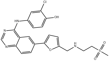 拉帕替尼杂质1 结构式