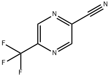 5-(三氟甲基)吡嗪-2-甲腈 结构式
