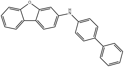N-联苯-4-基-3-二苯并[B,D]呋喃胺 结构式