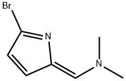 Methanamine, 1-(5-bromo-2H-pyrrol-2-ylidene)-N,N-dimethyl-, (Z)- (9CI) 结构式