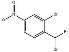 Benzene, 2-bromo-1-(dibromomethyl)-4-nitro- 结构式