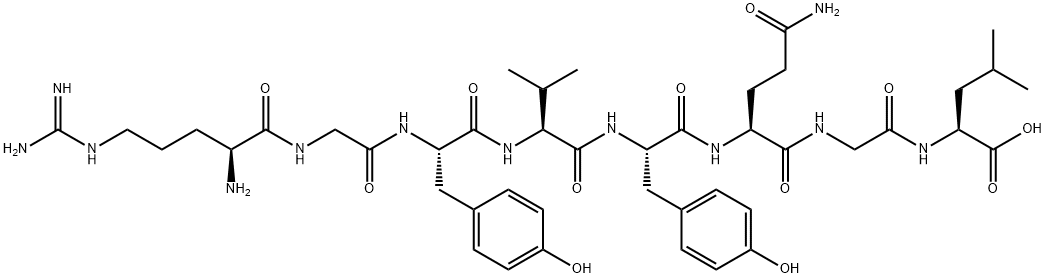 VESICULAR STOMATITIS VIRUS NUCLEOPROTEIN (52-59) 结构式