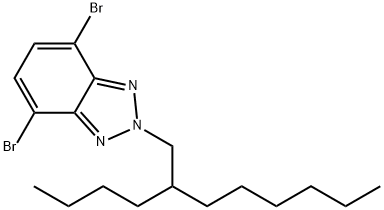 2H-Benzotriazole, 4,7-dibromo-2-(2-butyloctyl)- 结构式