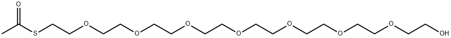 乙酰硫酯-八聚乙二醇 系列 结构式