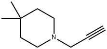 4,4-二甲基-1-(丙-2-炔-1-基)哌啶 结构式