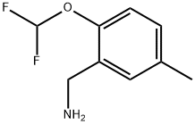 2-(二氟甲氧基)-5-甲基苯基]甲胺 结构式