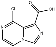 Imidazo[1,5-a]pyrazine-1-carboxylic acid, 8-chloro- 结构式
