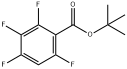 Benzoic acid, 2,3,4,6-tetrafluoro-, 1,1-dimethylethyl ester 结构式