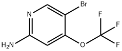 5-溴-4-(三氟甲氧基)吡啶-2-胺 结构式