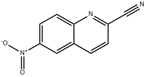 6-nitroquinoline-2-carbonitrile 结构式