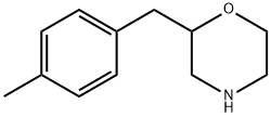 Morpholine, 2-[(4-methylphenyl)methyl]- 结构式