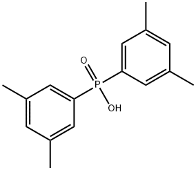 双(3,5-二甲基苯基)氧化膦酸 结构式