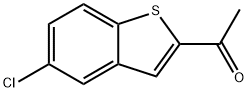 Ethanone, 1-(5-chlorobenzo[b]thien-2-yl)- 结构式