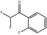 2,2-二氟-1-(2-氟苯基)乙酮 结构式