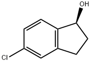 (1S)-5-氯-2,3-二氢-1H-茚-1-醇 结构式