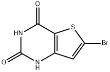Thieno[3,2-d]pyrimidine-2,4(1H,3H)-dione, 6-bromo- 结构式
