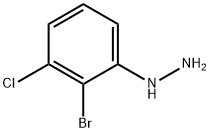 (4-溴-3-氯苯基)肼 结构式