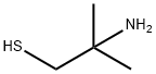 2-氨基-2-甲基-1-丙硫醇 结构式