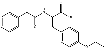 D-Tyrosine, O-ethyl-N-(2-phenylacetyl)- 结构式