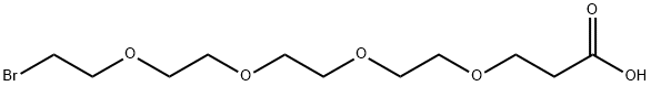 1-Bromo-3,6,9,12-tetraoxapentadecan-15-oicacid