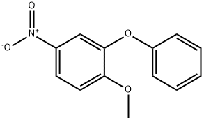 Benzene, 1-methoxy-4-nitro-2-phenoxy- 结构式